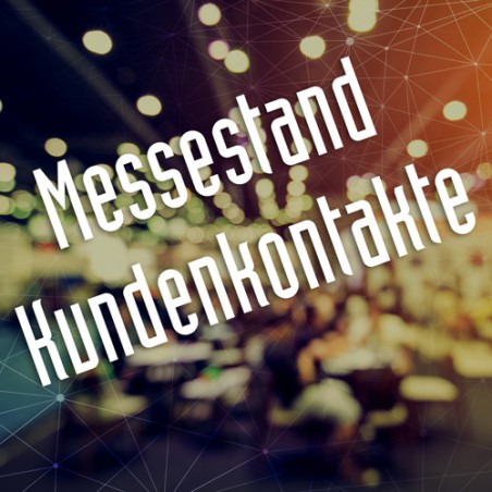 Messestand Kundenkontakte Verkauf aktiv