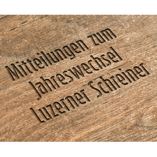 Betriebs-Mitteilungen für Schreinereien